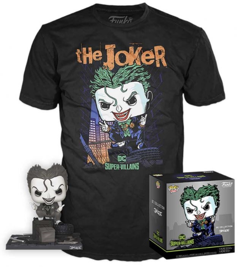 FUNKO ACTION FIGURES FUNKO POP & TEE DC JIM LEE: JOKER